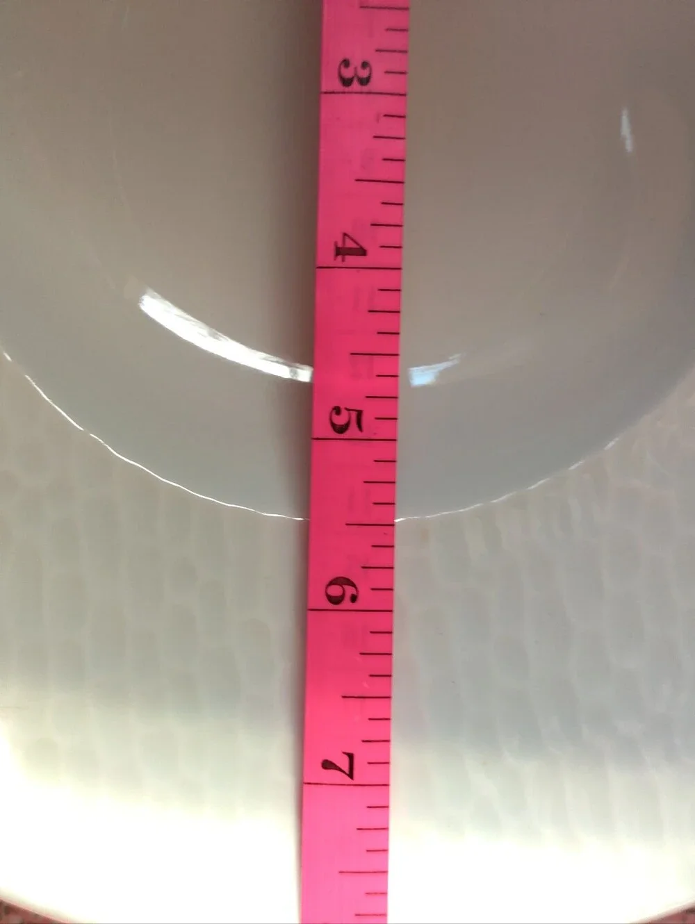 Apilco France Aqua White Hammered Porcelain Wide Rim Soup Pasta Bowls Set of 2